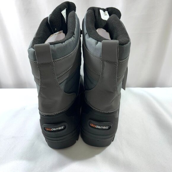 Akademiks Men's Waterproof Snow Boots Black Duck Toe Size US 13 - No Box - Picture 5 of 11